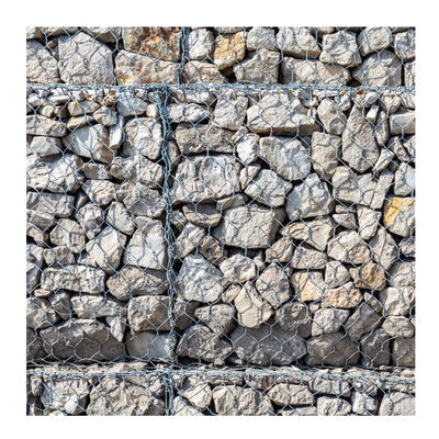 Galvanized Gabion Stone Cage Woven Gabion Box Support Wall để bảo vệ độ dốc