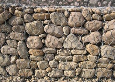 Thép dây Đá Gabion Lồng Lồng 2.7mm Pvc Xử lý bề mặt tráng