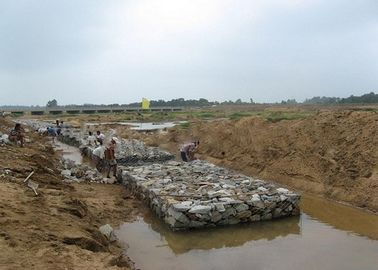 Tường đá chuyên nghiệp giữ lại tường, Rock Lồng tường hình lục giác lưới