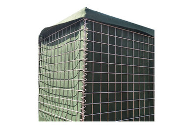 Lắp đặt dễ dàng Hesco Defensive Barrier Sand Filling Folding An toàn cho sông