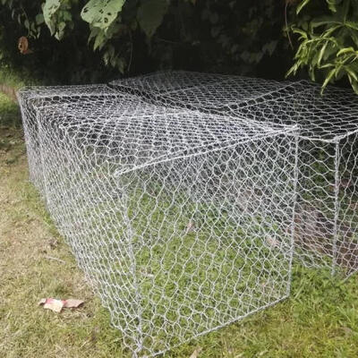 Rổ Địa Kỹ Thuật Mạ Kẽm Galfan Xoắn Kép 8*10cm / 2*1*1m Tường Chắn Sóng Rào