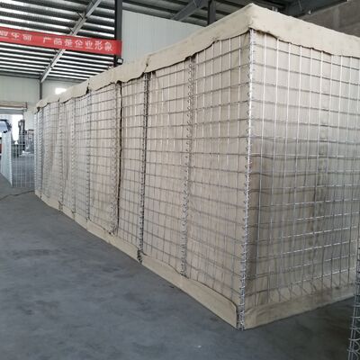 Hàng rào phòng thủ bằng lưới thép mạ kẽm chống ăn mòn, chịu lực nặng, tường cát, pháo đài ML, chống nổ, chiến thuật