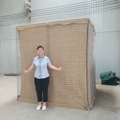 Defensive Barrier Welded Mesh Wall For River Flood Protection And Flood Control (Bức tường chắn chắn phòng chống lũ và phòng chống lũ)