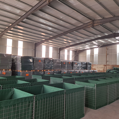 Hesco Style Steel Mesh Wall Defensive Barrier For Blast Protection And Military Fortification