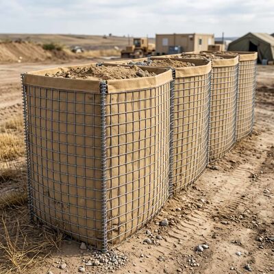 Hàng rào phòng thủ quân sự | Tường pháo đài Gabion hàn mạ kẽm