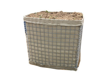 Các giỏ Gabion hàn mạ kẽm nhúng nóng Tường màu chống cháy nổ