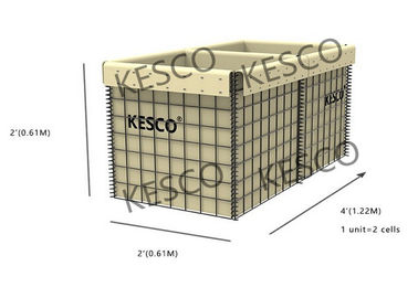 Hệ thống rào cản phòng thủ Hesco Bastion hàng rào MIL 2