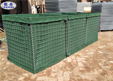 Q195 / Dây thép carbon thấp Quân đội Rào chắn cát Hesco Kích thước lỗ 3 