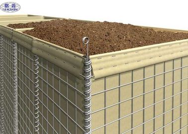 Hàng rào bảo vệ Hesco Tường rào chắn 10 MIL Rào chắn đầy cát