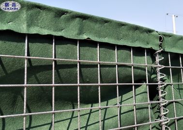Rào chắn cát quân sự Hesco Bastion Tường chắn để bảo vệ