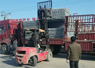 Lưới Gabion được phủ cốt thép Galfan để thi công đường và kiểm soát xói mòn