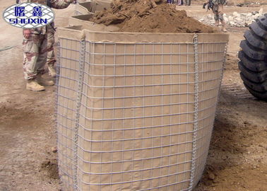 3x 3 lưới hàn lỗ vuông hàng rào quân sự Hesco
