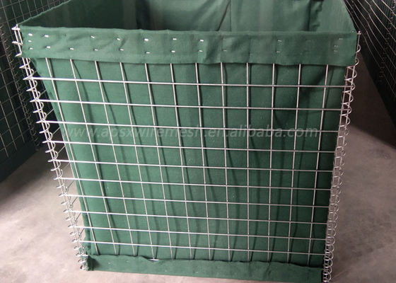 Lớp phủ kẽm nặng 4.00mm Bảo vệ cạnh Tường chống nổ Hesco