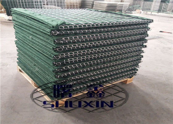 Hàng rào phòng thủ Hesco quân sự mạ kẽm hoặc mạ kẽm