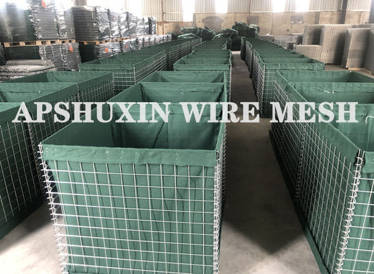 Tường cát quân sự Hesco Rọ đá Rọ đá Cao 1 mét