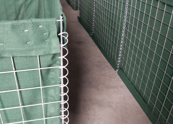 Hỗ trợ phòng thủ Hesco Barrier Gabion cho giải pháp phòng thủ cho quân đội và kiểm soát lũ lụt