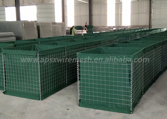 Hộp rọ đá hàn kẽm 4,0mm Hàng rào quân sự