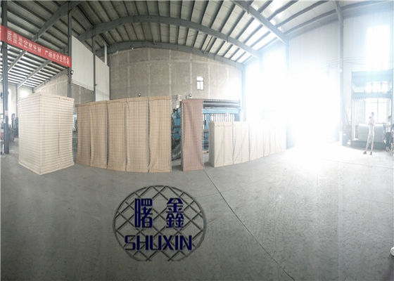 76,2 × 76,2mm Hệ thống rào chắn Hesco Bastion đầy cát 76,2 × 76,2mm