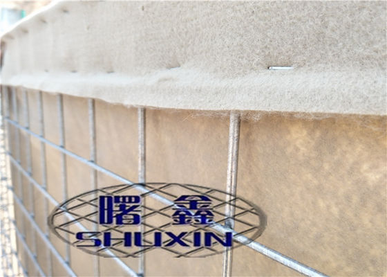 Mil 7 Kiểm soát lũ lụt Vải địa kỹ thuật Hesco Barrier