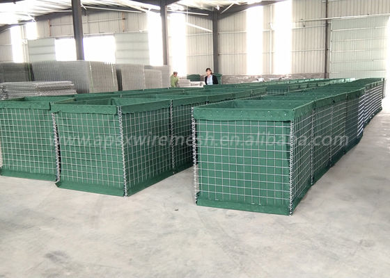 Lưới thép hàn có thể thu gọn Rào chắn phòng thủ 3x3 Mil 2