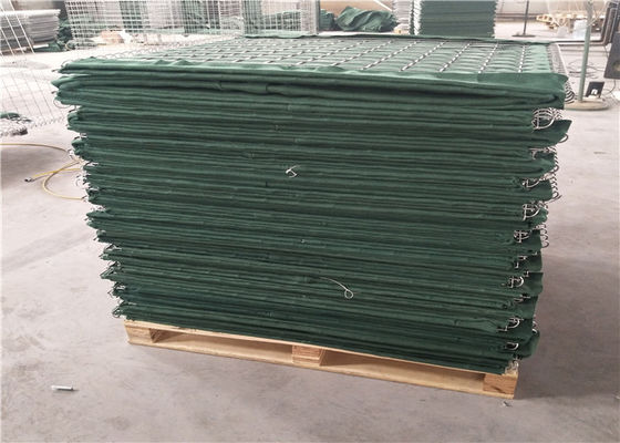 Mil 2 Màu xanh lá cây Geotextil Túi chắn cát Hesco quân sự mạnh mẽ