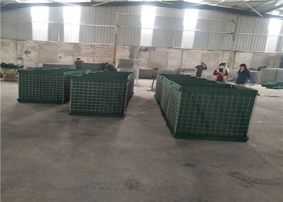Lỗ vuông 76,2 X 76,2mm Tường vụ nổ phòng thủ Hesco