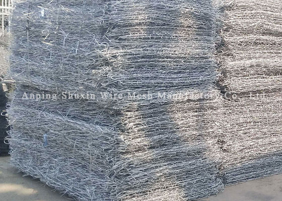 Chống rỉ Mạ kẽm / Ống nhựa PVC Lồng tường rọ đá 2.0mm