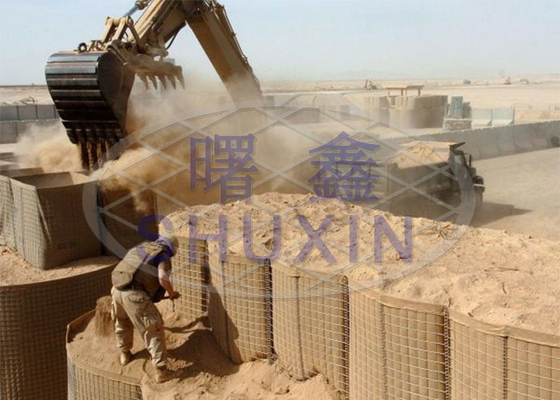 Rọ đá địa kỹ thuật Galfan Mil 19 Cát lấp đầy Rào cản Phòng thủ