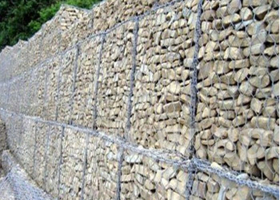 Pvc tráng đá lục giác đầy rọ đá