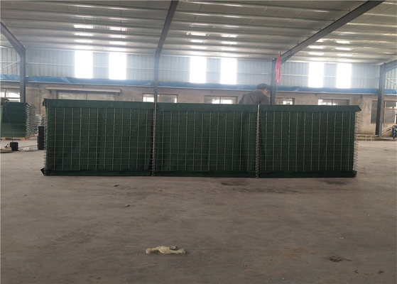 Chính phủ Túi cát Hesco Hộp rọ tường quân sự Lưới dây tùy chỉnh