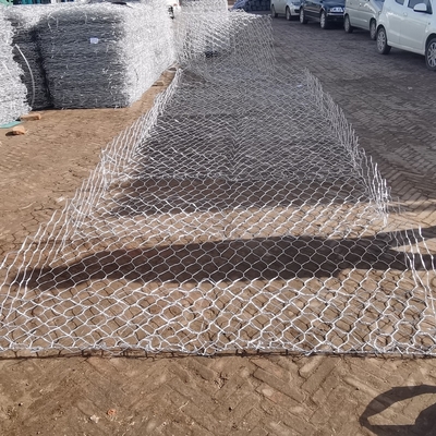 Rọ đá lưới Galfan hạng nặng 3.0 mm 2m X 1m X 1m Dây cho tường chắn