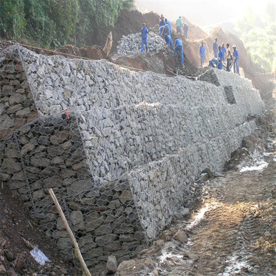 Rọ đá 2m Rọ đá ngăn tường Lồng dây lưới sắt